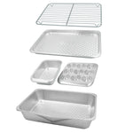 MasterClass 5 Piece Aluminium Stacking Baking Set Sterling Home 1