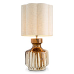Eichholtz Lorena Table Lamp Brown Drip Effect Vintage Brass Finish - Table Lamp Lorena Accessories Sterling Home 1