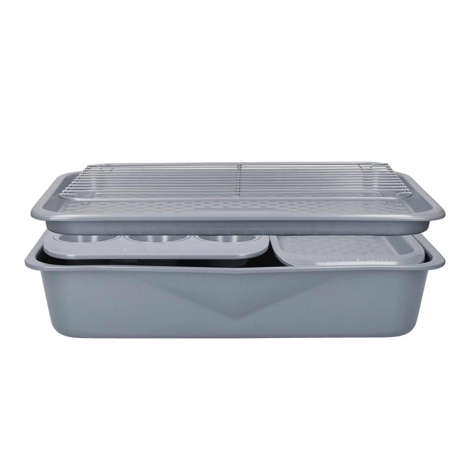 MasterClass 5 Piece Ceramic Bakeware Set - SALE MC Nesting Bakeware Set 5 Piece Ceramic NS Sterling Home 4