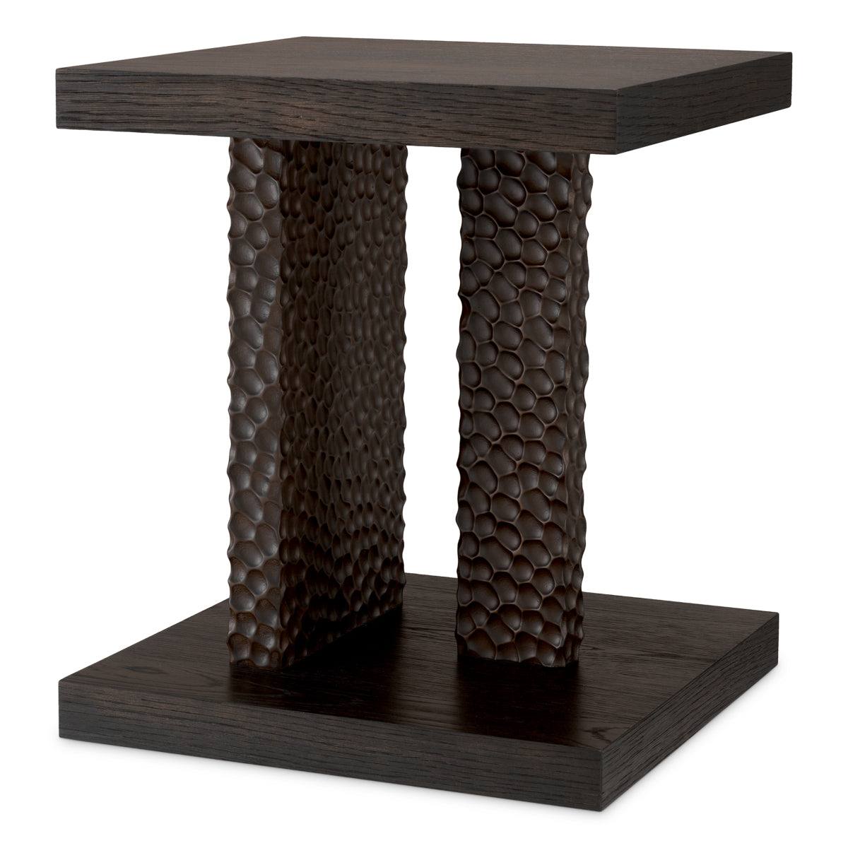 Eichholtz Bravon Side Table Ebony Oak Veneer - Side Table Ebony Oak Veneer Side Tables Sterling Home 1