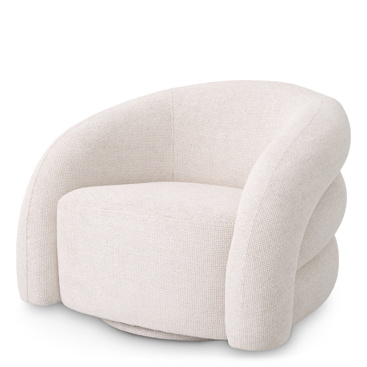 Eichholtz Novelle Swivel Chair Lyssa Off-White - Swivel Chair Lyssa Off-White Armchairs Sterling Home 1