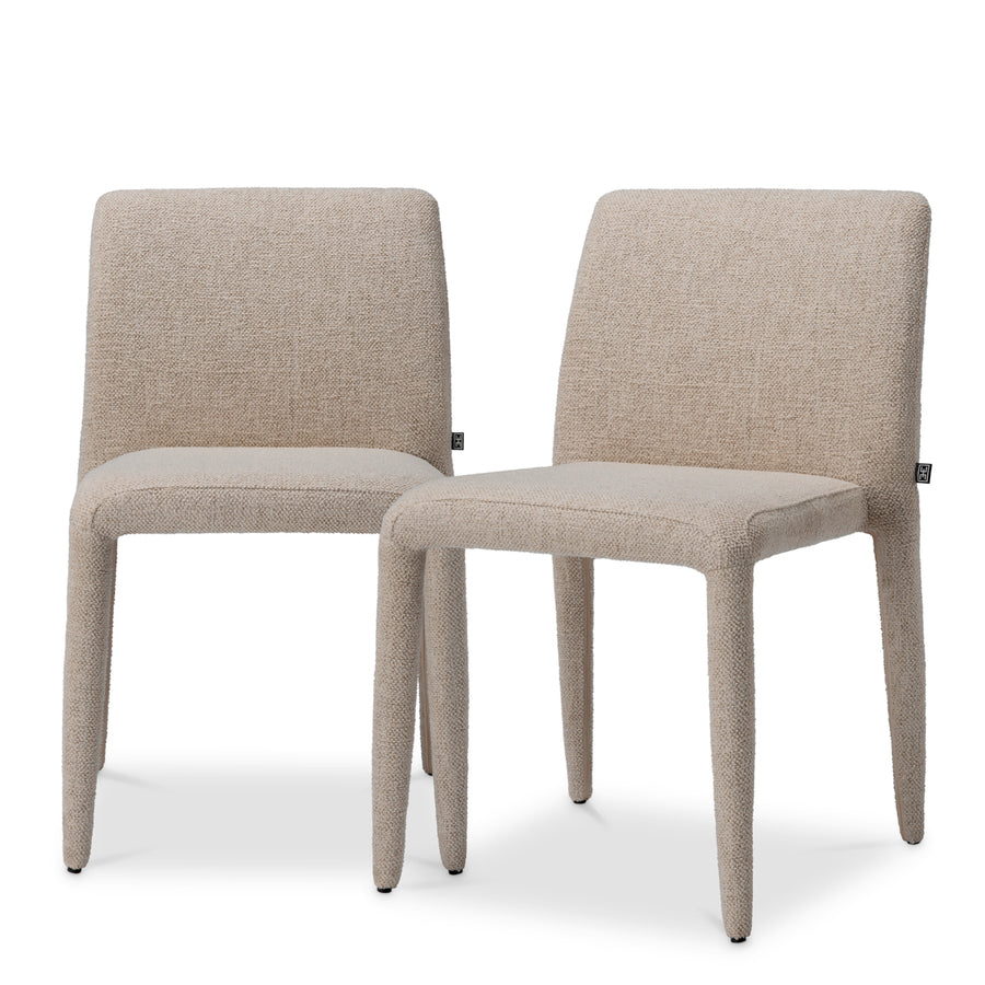 Eichholtz Melchior Leiza Dining Chair Renato Off-White Set Of 2 - Leiza Dining Chair Renato off-white Set of 2 Dining Chair Sterling Home 1