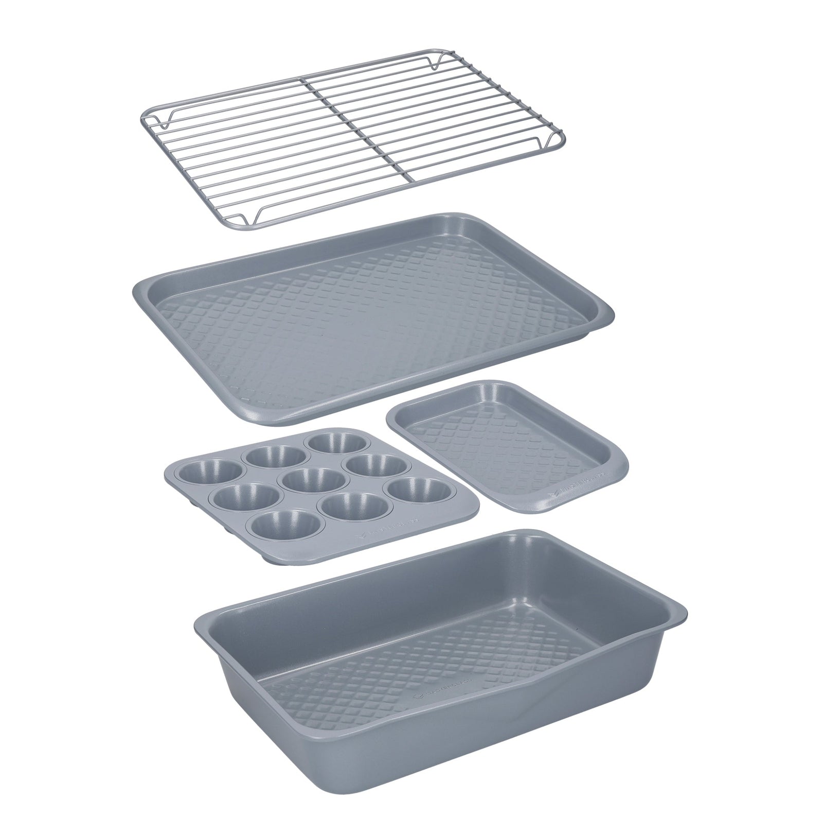 MasterClass 5 Piece Ceramic Bakeware Set - SALE MC Nesting Bakeware Set 5 Piece Ceramic NS Sterling Home 1