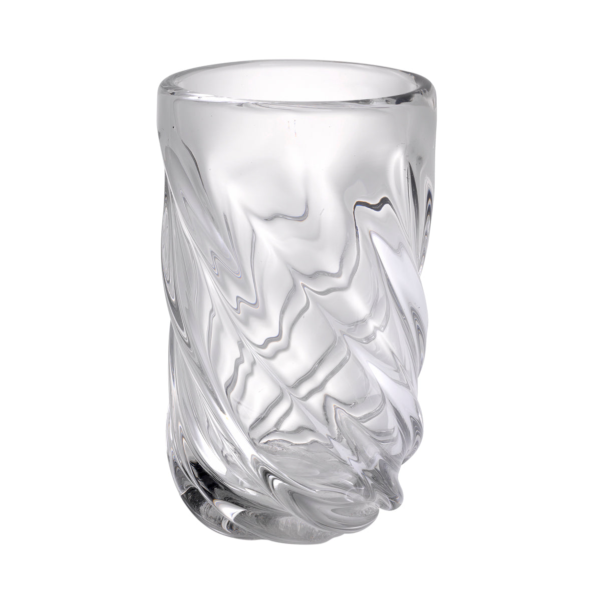 Eichholtz Angelito L Vase Hand Blown Glass Clear - Angelito L Vase Hand Blown Glass Clear Accessories Sterling Home 1