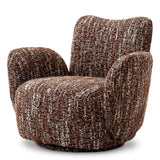 Eichholtz Merida Swivel Chair Boucle Sonata Red