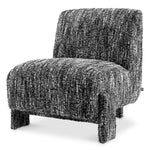 Eichholtz Rockdale Accent Chair Boucle Sonata Black - Accent Chair Boucle Sonata Black Armchairs Sterling Home 1