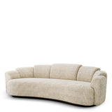 Eichholtz Marbella Large Sofa Creststone Beige Black Wooden Base