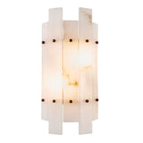 Eichholtz Ruby Wall Lamp Antique Brass And Alabaster