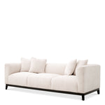 Eichholtz Corso 3 Seater Sofa Lyssa Off-White Black Finish Base - 3 Seater Sofa Lyssa Off-White 3 Seater Sofas Sterling Home 1
