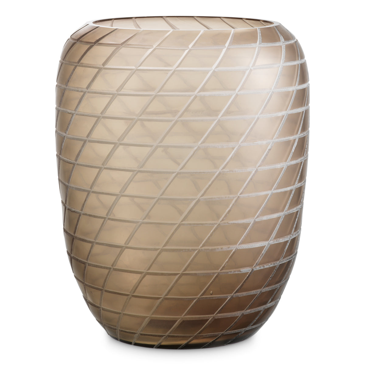 Eichholtz Tarano L Vase Recycled Sand Glass - Tarano L Vase Recycled Sand Glass Accessories Sterling Home 1