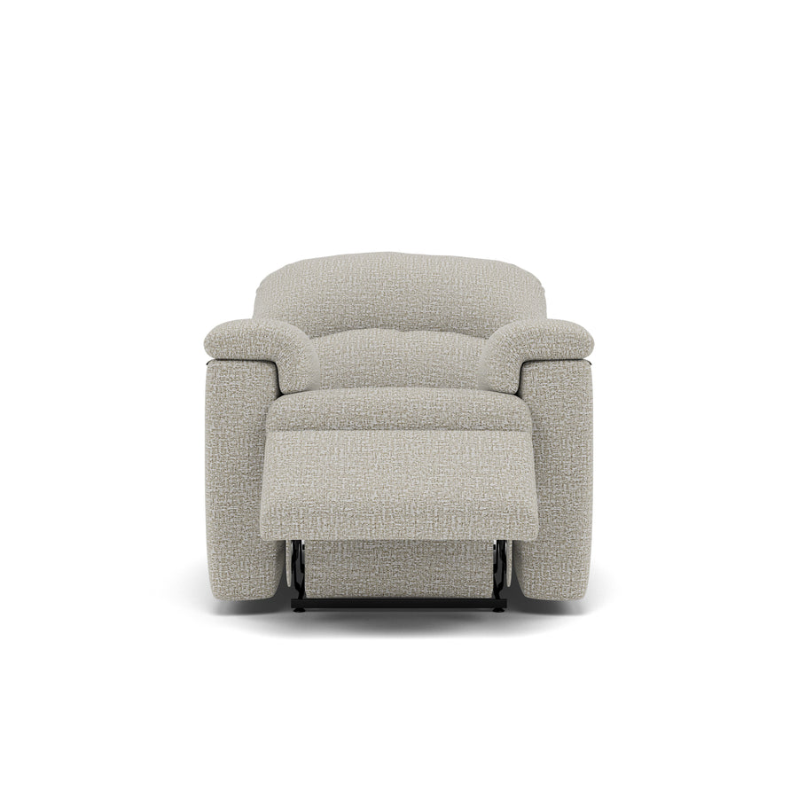 G Plan Chloe Recliner Armchair - Power Recliner Chair Grade B - Power Recliner Sterling Home 1 B102 Shore Oatmeal