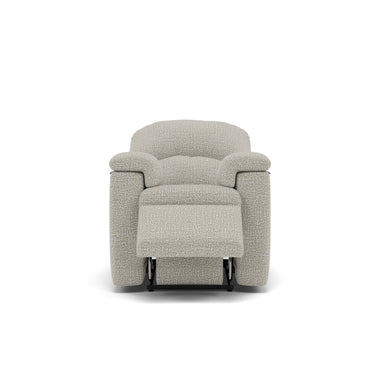 G Plan Chloe Small Recliner Armchair - Small Recliner Chair Grade B - Manual Recliner Sterling Home 1 B102 Shore Oatmeal