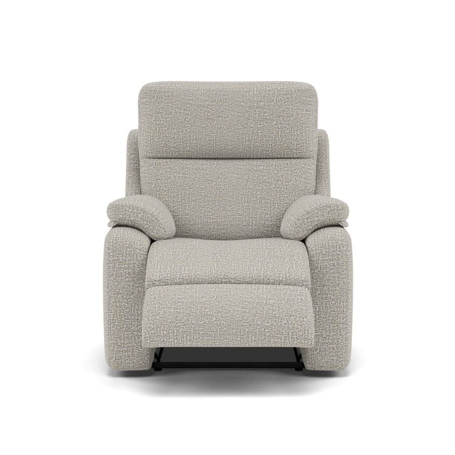 G Plan Kingsbury Recliner Armchair - Power Recliner Chair Headrest + Lumber with USB Grade B - Power with Power Headrest, Lumbar & USB Armchairs Sterling Home 1 B102 Shore Oatmeal