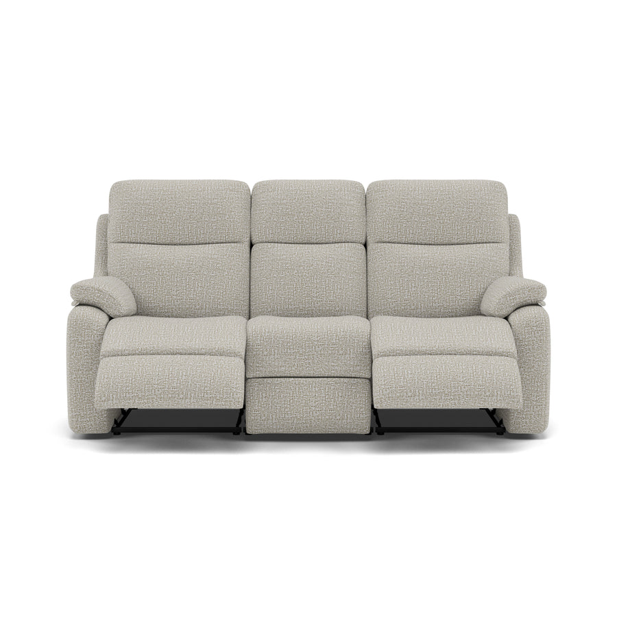G Plan Kingsbury 3 Seater Recliner Sofa - 3 Seater Manual Double Recliner Grade B - Manual Recliner 3 Seater Sofas Sterling Home 5 B102 Shore Oatmeal