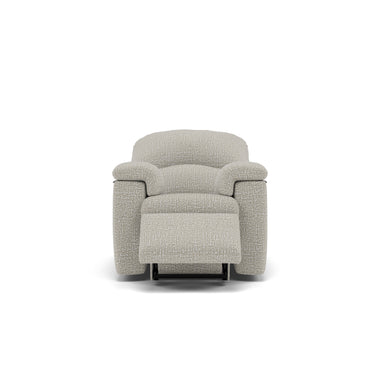 G Plan Chloe Small Recliner Armchair - Small Power Recliner Chair Grade B - Power Recliner Sterling Home 1 B102 Shore Oatmeal