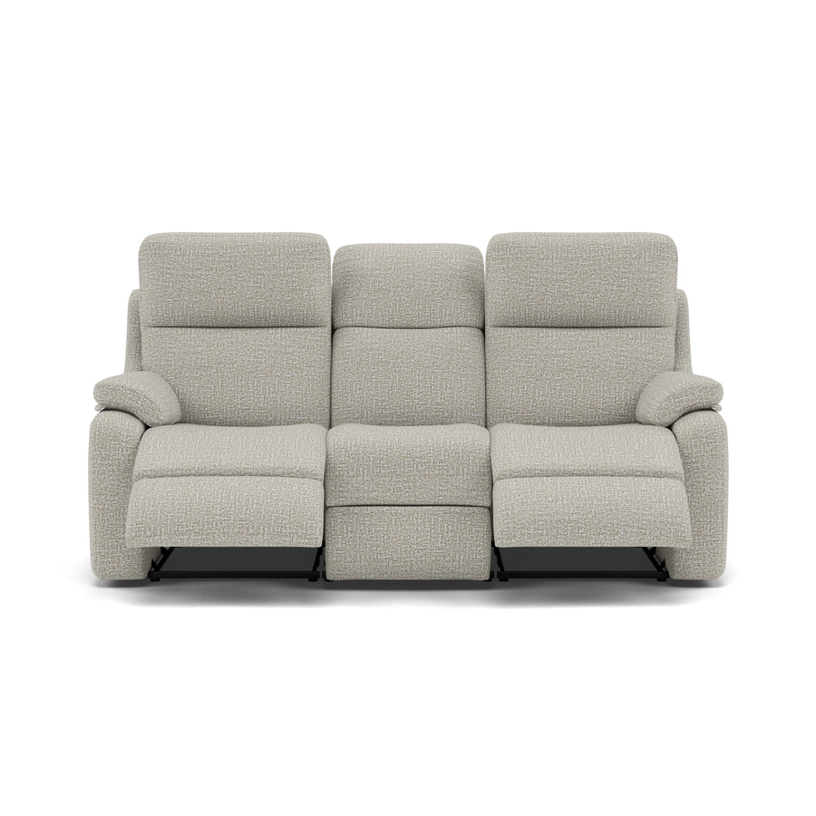 G Plan Kingsbury 3 Seater Recliner Sofa - 3 Seater Power Double Recliner Headrest + Lumbar with USB Grade B - Power with Power Headrest, Lumbar & USB 3 Seater Sofas Sterling Home 1 B102 Shore Oatmeal