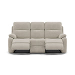 G Plan Kingsbury 3 Seater Recliner Sofa - 3 Seater Manual Double Recliner Grade B - Manual Recliner 3 Seater Sofas Sterling Home 7 B920 Waffle Taupe
