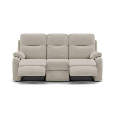 G Plan Kingsbury 3 Seater Recliner Sofa - 3 Seater Manual Double Recliner Grade B - Manual Recliner 3 Seater Sofas Sterling Home 7 B920 Waffle Taupe