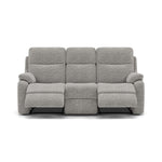 G Plan Kingsbury 3 Seater Recliner Sofa - 3 Seater Manual Double Recliner Grade B - Manual Recliner 3 Seater Sofas Sterling Home 8 B921 Waffle Smoke