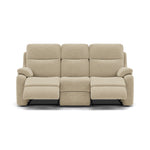 G Plan Kingsbury 3 Seater Recliner Sofa - 3 Seater Manual Double Recliner Grade B - Manual Recliner 3 Seater Sofas Sterling Home 9 B922 Waffle Caramel