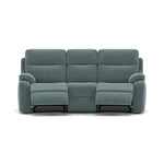 G Plan Kingsbury 3 Seater Curved Recliner Sofa - 3 Seater Power Recliner Curved Sofa Double with USB Grade B - Power Recliner with USB 3 Seater Sofas Sterling Home 3 B925 Waffle Marine