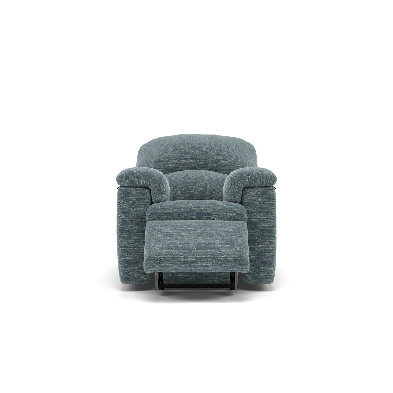 G Plan Chloe Small Recliner Armchair - Small Power Recliner Chair Grade B - Power Recliner Sterling Home 3 B925 Waffle Marine