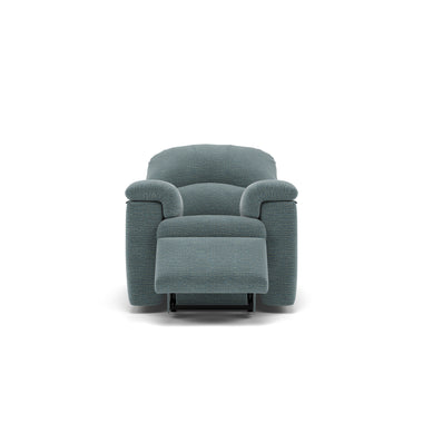 G Plan Chloe Small Recliner Armchair - Small Power Recliner Chair Grade B - Power Recliner Sterling Home 3 B925 Waffle Marine