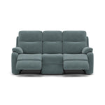G Plan Kingsbury 3 Seater Recliner Sofa - 3 Seater Manual Double Recliner Grade B - Manual Recliner 3 Seater Sofas Sterling Home 11 B925 Waffle Marine