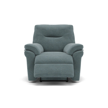 G Plan Seattle Recliner Armchair - Manual Recliner Chair Grade B - Manual Recliner Armchairs Sterling Home 3 B925 Waffle Marine