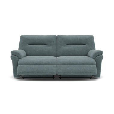 G Plan Seattle 3 Seater Recliner Sofa - 3 Seater Power Double Recliner with USB & Lumbar Grade B - Power Recliner with Lumbar Support & USB 3 Seater Sofas Sterling Home 3 B925 Waffle Marine