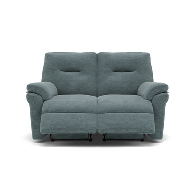 G Plan Seattle 2 Seater Recliner Sofa - 2 Seater Power Double Recliner with USB & Lumbar Grade B - Power Recliner with Lumbar Support & USB 2 Seater Sofas Sterling Home 3 B925 Waffle Marine