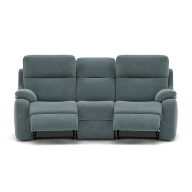 G Plan Kingsbury 3 Seater Curved Recliner Sofa - 3 Seater Power Recliner Curved Sofa Headrest + Lumbar with USB Grade B - Power with Power Headrest, Lumbar & USB 3 Seater Sofas Sterling Home 3 B925 Waffle Marine