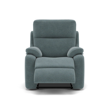 G Plan Kingsbury Recliner Armchair - Power Recliner Chair Headrest + Lumber with USB Grade B - Power with Power Headrest, Lumbar & USB Armchairs Sterling Home 3 B925 Waffle Marine