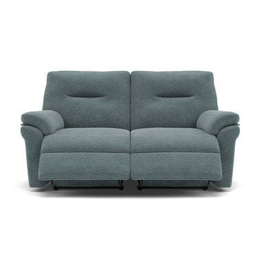 G Plan Seattle Large 2 Seater Recliner Sofa - 2.5 Seater Power Double Recliner with USB & Lumbar Grade B - Power Recliner with Lumbar Support & USB 2 Seater Sofas Sterling Home 3 B925 Waffle Marine