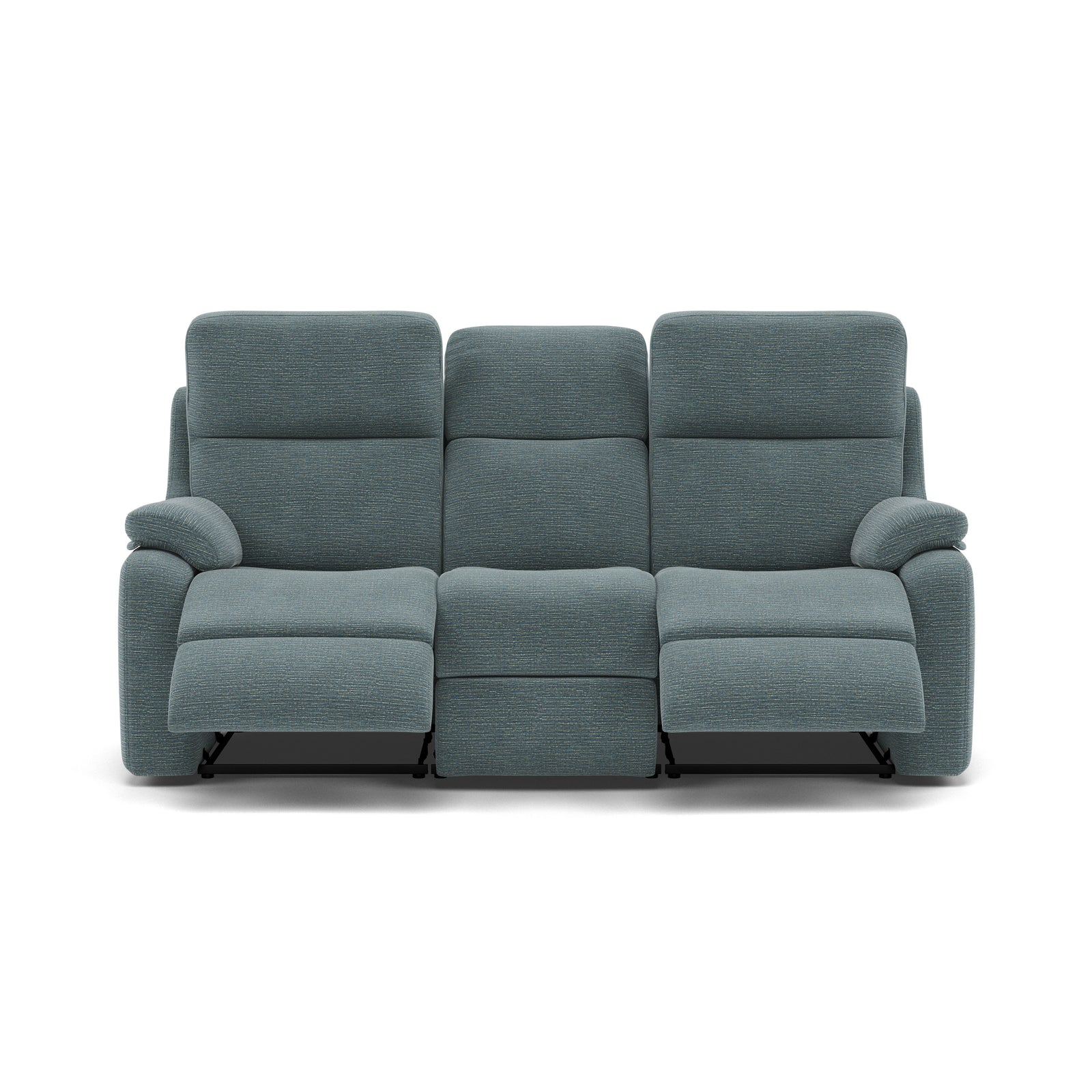 G Plan Kingsbury 3 Seater Recliner Sofa - 3 Seater Power Double Recliner Headrest + Lumbar with USB Grade B - Power with Power Headrest, Lumbar & USB 3 Seater Sofas Sterling Home 3 B925 Waffle Marine