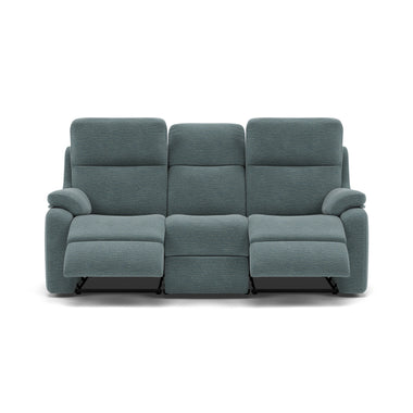 G Plan Kingsbury 3 Seater Recliner Sofa - 3 Seater Power Double Recliner Headrest + Lumbar with USB Grade B - Power with Power Headrest, Lumbar & USB 3 Seater Sofas Sterling Home 3 B925 Waffle Marine