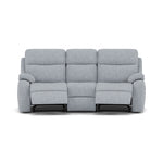 G Plan Kingsbury 3 Seater Curved Recliner Sofa - 3 Seater Power Recliner Curved Sofa Double with USB Grade B - Power Recliner with USB 3 Seater Sofas Sterling Home 4 B932 Beach Duck Egg