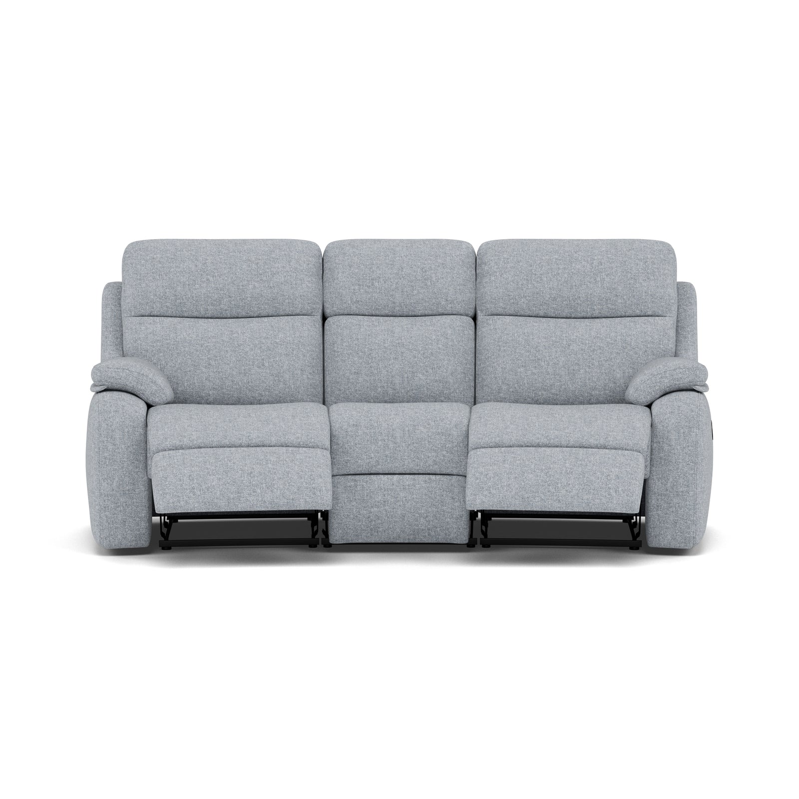 G Plan Kingsbury 3 Seater Curved Recliner Sofa - 3 Seater Power Recliner Curved Sofa Double with USB Grade B - Power Recliner with USB 3 Seater Sofas Sterling Home 4 B932 Beach Duck Egg
