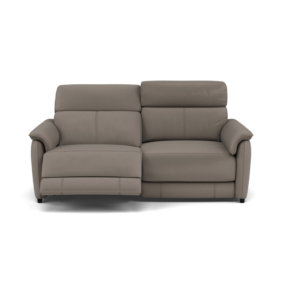 Orkney 3 Seater Recliner Sofa - 2.5 Seater Sofa with 2 Power Recliners Fabric - Power Recliner with USB 3 Seater Sofas Sterling Home 2 BFA-MAD-03 DARK GREY