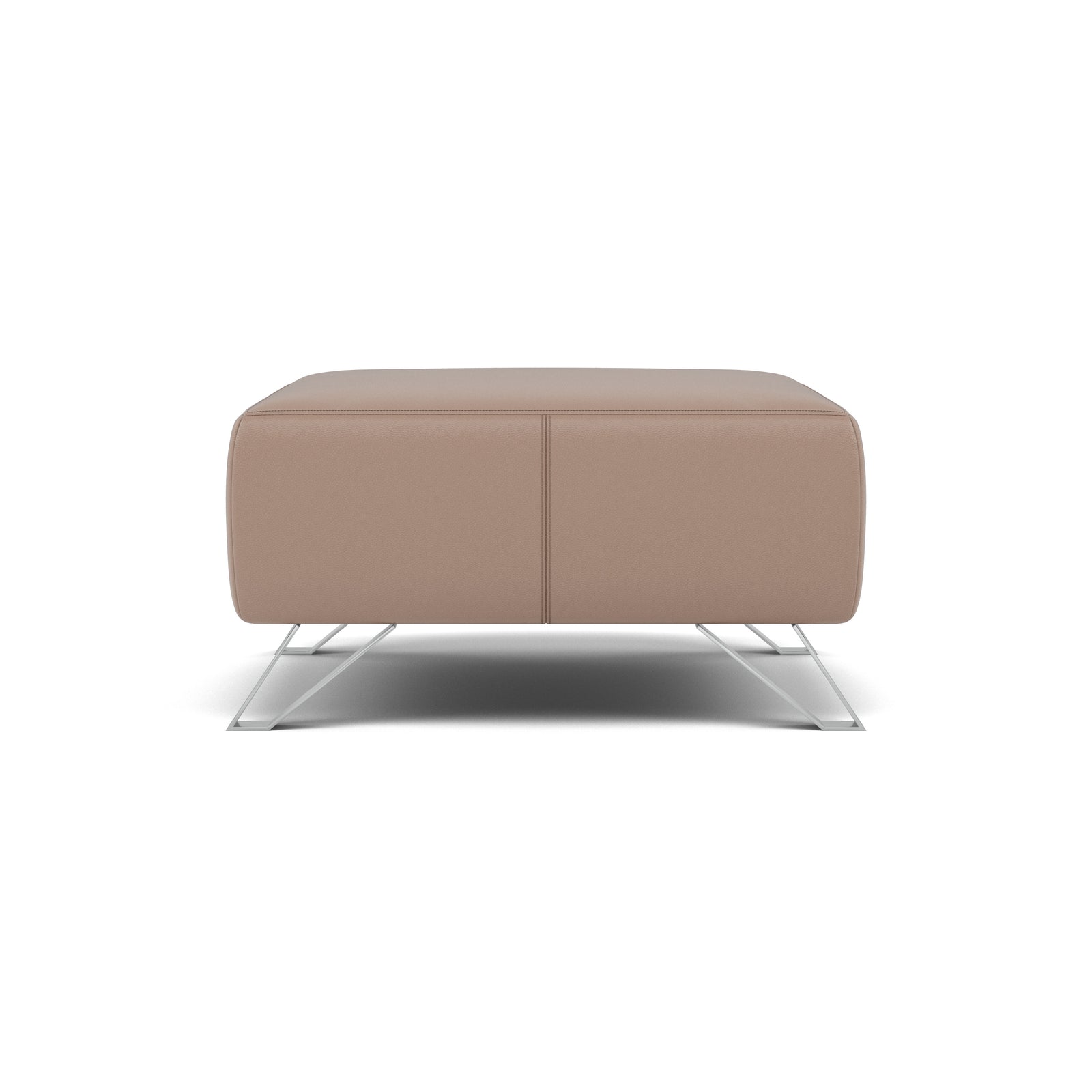 Nicoletti Puccini Footstool - Rectangular Stool CK Sterling Home 11 Botero Taupe 2152