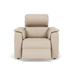 Nicoletti Giacomo Recliner Armchair - Power Recliner Chair Lumber Support CK Botero - Power With Power Headrest Footrest Lumbar & USB Sterling Home 3 Botero 2156 Crema