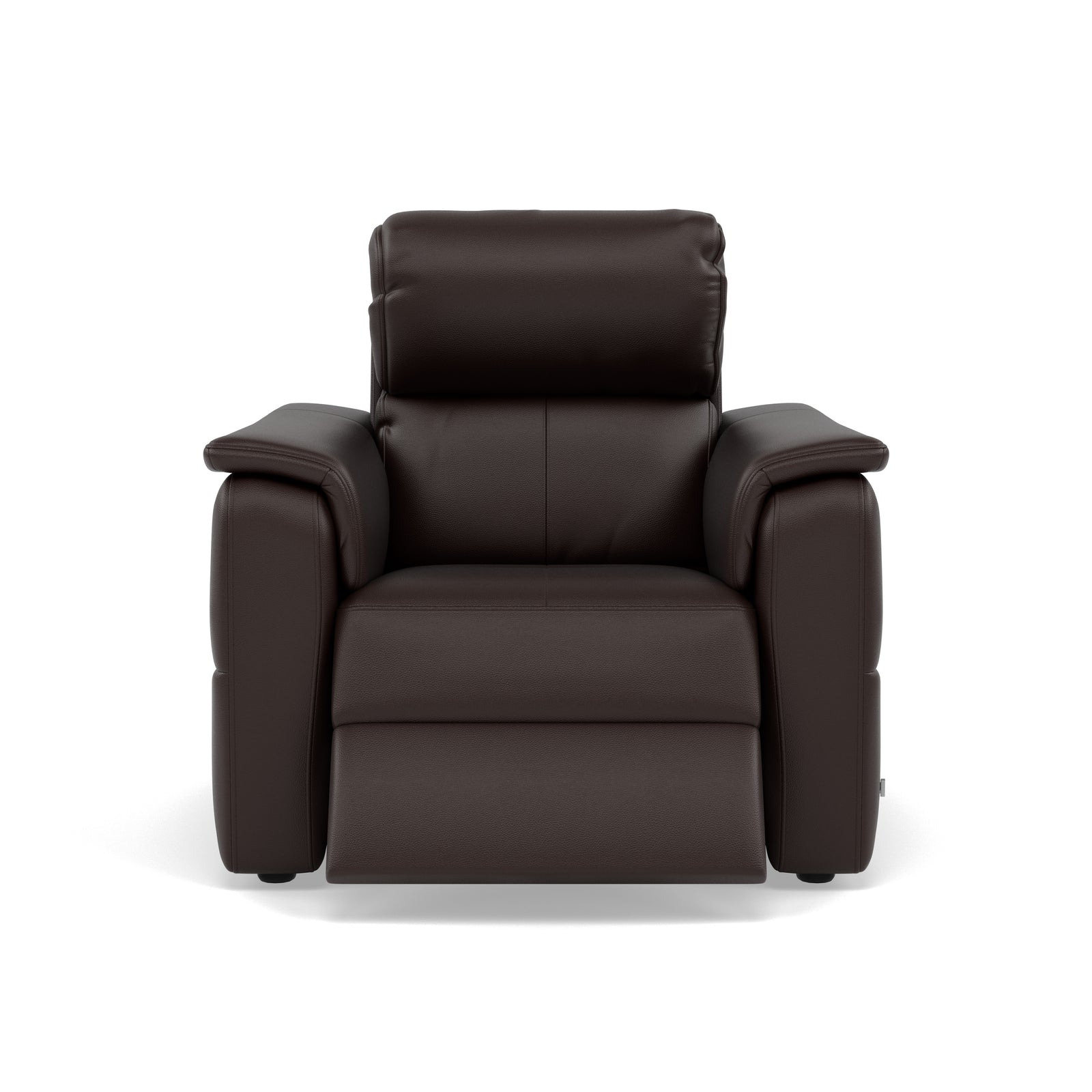 Nicoletti Giacomo Recliner Armchair - Power Recliner Chair Lumber Support CK Botero - Power With Power Headrest Footrest Lumbar & USB Sterling Home 9 Botero 2157 Testa Di Moro