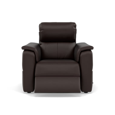Nicoletti Giacomo Recliner Armchair - Power Recliner Chair Lumber Support CK Botero - Power With Power Headrest Footrest Lumbar & USB Sterling Home 9 Botero 2157 Testa Di Moro