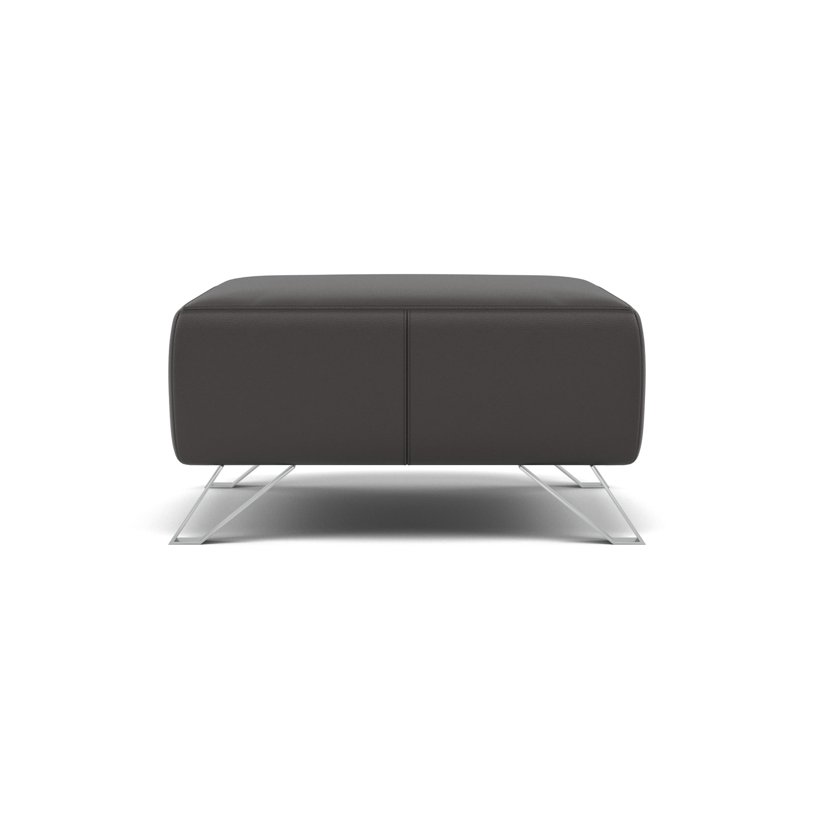 Nicoletti Puccini Footstool - Rectangular Stool CK Sterling Home 14 Botero Grigio 2162