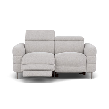 Hoy 2 Seater Recliner Sofa - 2 Str W/ 2 Power Recliner W/ 2 Power Headrest Fabric - Power with Power Headrest & USB 2 Seater Sofas Sterling Home 1 KB-1280-UK Darwin Silver