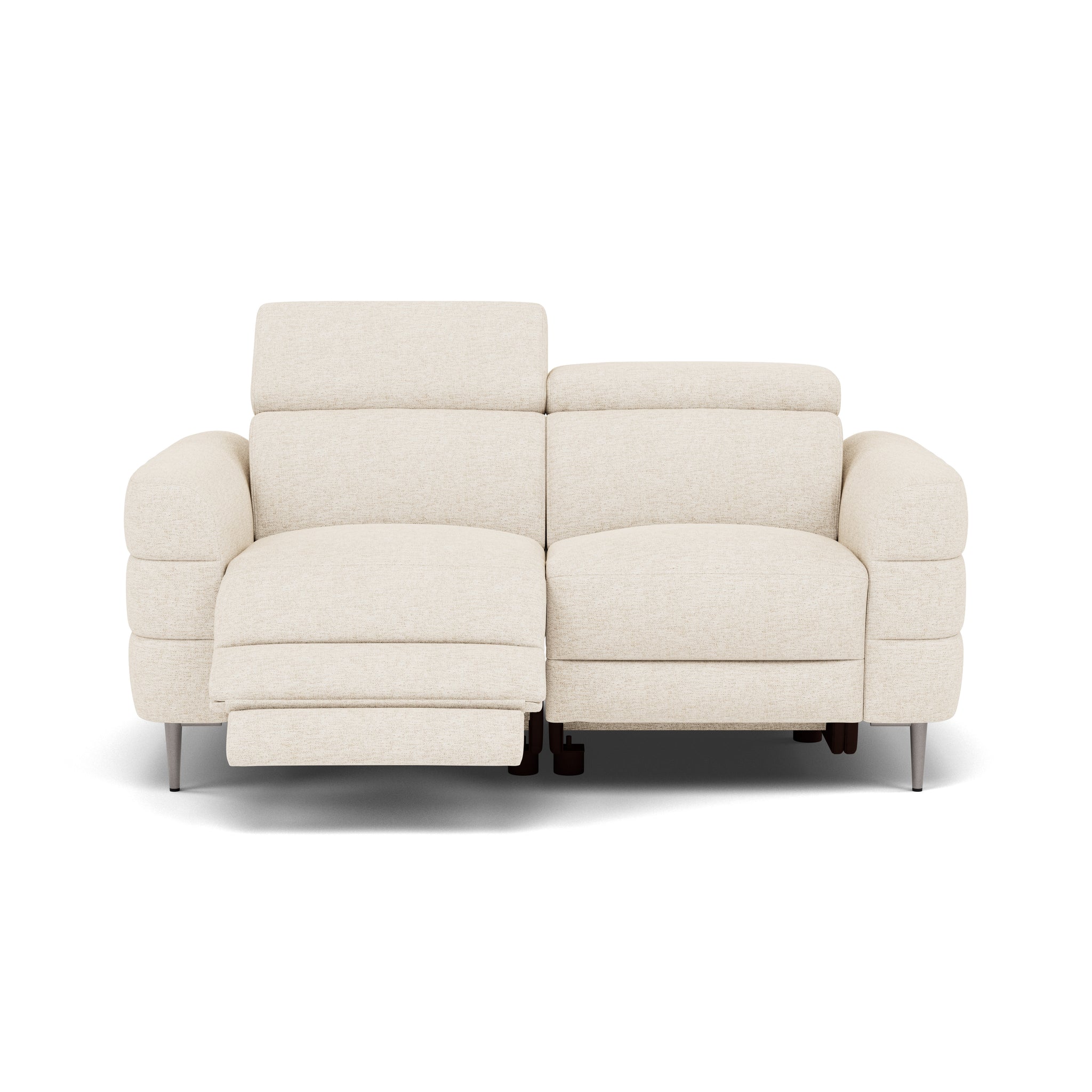 Hoy 2 Seater Recliner Sofa - 2 Str W/ 2 Power Recliner W/ 2 Manual Headrest Fabric - Power with Manual Headrest 2 Seater Sofas Sterling Home 6 KB-1285-UK Darwin Ivory