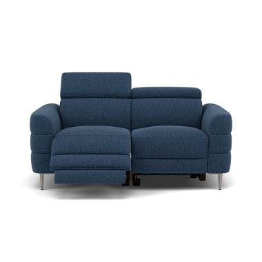 Hoy 2 Seater Recliner Sofa - 2 Str W/ 2 Power Recliner W/ 2 Power Headrest Fabric - Power with Power Headrest & USB 2 Seater Sofas Sterling Home 10 KB-1290-UK Amigo Navy