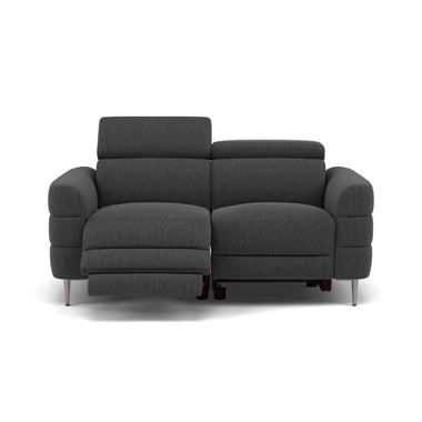 Hoy 2 Seater Recliner Sofa - 2 Str W/ 2 Power Recliner W/ 2 Power Headrest Fabric - Power with Power Headrest & USB 2 Seater Sofas Sterling Home 9 KB-1295-UK Amigo Coal