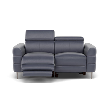 Hoy 2 Seater Recliner Sofa - 2 Str W/ 2 Power Recliner W/ 2 Manual Headrest Cat NL/O - Power with Manual Headrest 2 Seater Sofas Sterling Home 1 NL5100 New York Dark Blue