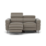 Hoy 2 Seater Recliner Sofa - 2 Str W/ 2 Power Recliner W/ 2 Power Headrest Cat NL/O - Power with Power Headrest & USB 2 Seater Sofas Sterling Home 6 NL5102 New York Cement
